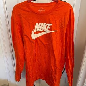 Orange Nike tee